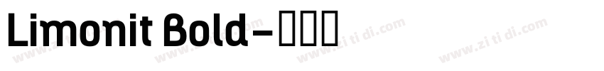 Limonit Bold字体转换